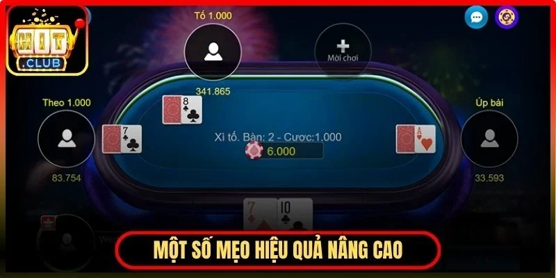 Bài Xì Tố Hitclub - Sân Chơi Đầy Hấp Dẫn Cho Người Chơi Mới 4 Hitclub Một số mẹo hiệu quả nâng cao giúp tối ưu hiệu quả khi chơi